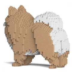 Jekca Games-- Pomeranian 02S-M01 - Lego - Sculpture - Construction - 4D - Brick Animals - Toys - Avvenice