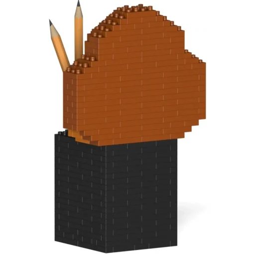 Jekca Games-- Poodle Pencil Cup 01S - Lego - Sculpture - Construction - 4D - Brick Animals - Toys - Avvenice