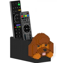 Jekca Games-- Poodle Remote Control Rack 01S - Lego - Sculpture - Construction - 4D - Brick Animals - Toys - Avvenice