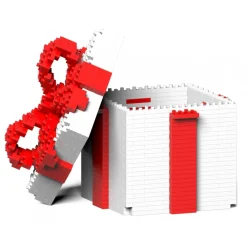 Jekca Games-- Present Box 01S-S01 - Lego - Sculpture - Construction - 4D - Brick Animals - Toys - Avvenice