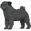 Jekca Games-- Pug 01S-M04 - Lego - Sculpture - Construction - 4D - Brick Animals - Toys - Avvenice