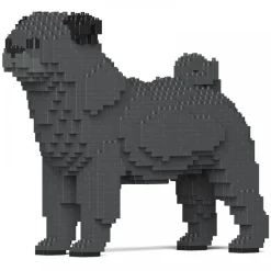 Jekca Games-- Pug 01S-M04 - Lego - Sculpture - Construction - 4D - Brick Animals - Toys - Avvenice