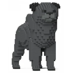 Jekca Games-- Pug 01S-M04 - Lego - Sculpture - Construction - 4D - Brick Animals - Toys - Avvenice