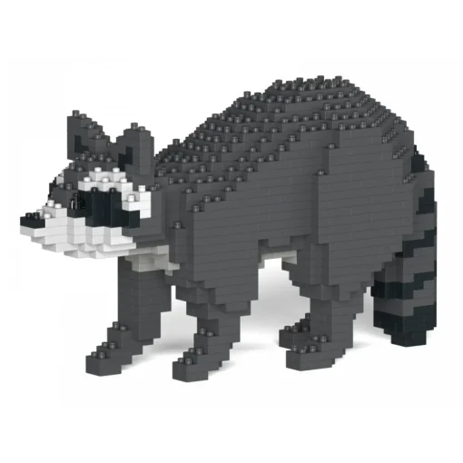 Jekca Games-- Raccoon 01S - Lego - Sculpture - Construction - 4D - Brick Animals - Toys - Avvenice