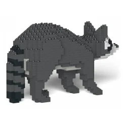 Jekca Games-- Raccoon 01S - Lego - Sculpture - Construction - 4D - Brick Animals - Toys - Avvenice