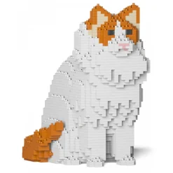 Jekca Games-- Ragdoll Cat 01S-M04 - Lego - Sculpture - Construction - 4D - Brick Animals - Toys - Avvenice