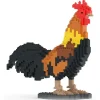 Jekca Games-- Rooster 01 - Big - Lego - Sculpture - Construction - 4D - Brick Animals - Toys - Avvenice