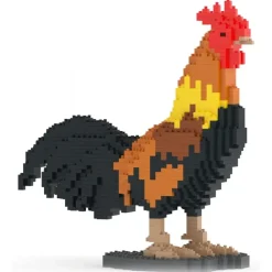 Jekca Games-- Rooster 01 - Big - Lego - Sculpture - Construction - 4D - Brick Animals - Toys - Avvenice