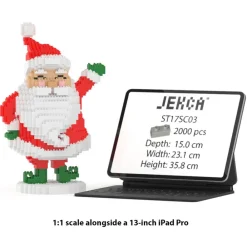 Jekca Games-- Santa Claus 03S - Lego - Sculpture - Construction - 4D - Brick Animals - Toys - Avvenice