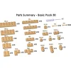 Jekca Games-- Sculptor Basic Pack 50 - Light Brown - Lego - Sculpture - Construction - 4D - Brick Animals - Toys - Avvenice