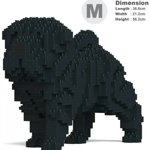Jekca Games-- Shar Pei Dog 01-M02 - Big - Lego - Sculpture - Construction - 4D - Brick Animals - Toys - Avvenice