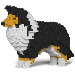 Jekca Games-- Shetland Sheepdog 01S-S02 - Lego - Sculpture - Construction - 4D - Brick Animals - Toys - Avvenice