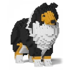 Jekca Games-- Shetland Sheepdog 01S-S02 - Lego - Sculpture - Construction - 4D - Brick Animals - Toys - Avvenice