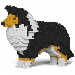 Jekca Games-- Shetland Sheepdog 01-S02 - Big - Lego - Sculpture - Construction - 4D - Brick Animals - Toys - Avvenice