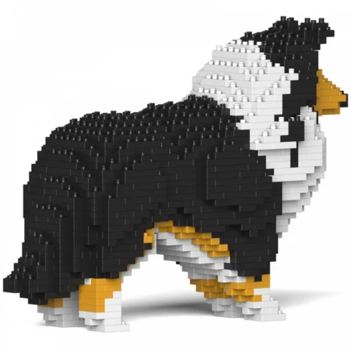 Jekca Games-- Shetland Sheepdog 01-S02 - Big - Lego - Sculpture - Construction - 4D - Brick Animals - Toys - Avvenice
