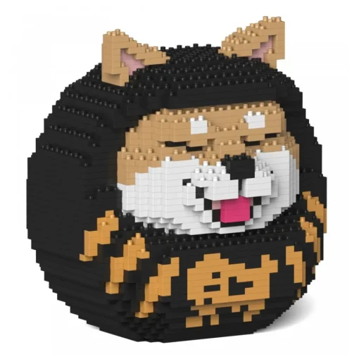 Jekca Games-- Shiba Daruma Doll 01S-M02 - Lego - Sculpture - Construction - 4D - Brick Animals - Toys - Avvenice