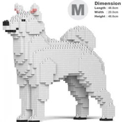 Jekca Games-- Shiba Inu 01-M03 - Big - Lego - Sculpture - Construction - 4D - Brick Animals - Toys - Avvenice