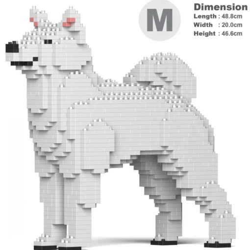 Jekca Games-- Shiba Inu 01-M03 - Big - Lego - Sculpture - Construction - 4D - Brick Animals - Toys - Avvenice