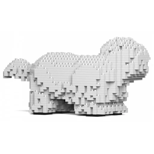Jekca Games-- Shih Tzu 01-M03 - Big - Lego - Sculpture - Construction - 4D - Brick Animals - Toys - Avvenice