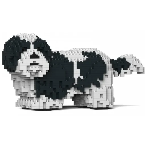 Jekca Games-- Shih Tzu 01S-M02 - Lego - Sculpture - Construction - 4D - Brick Animals - Toys - Avvenice