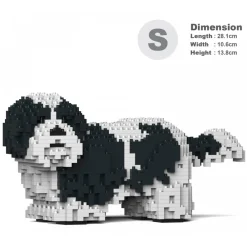 Jekca Games-- Shih Tzu 01S-M02 - Lego - Sculpture - Construction - 4D - Brick Animals - Toys - Avvenice