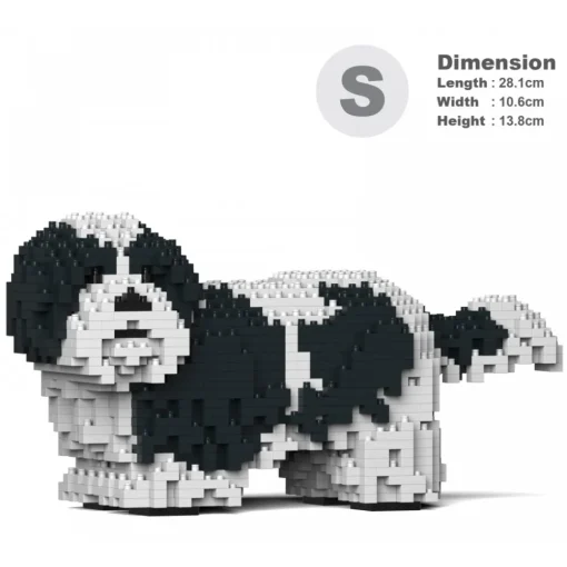 Jekca Games-- Shih Tzu 01S-M02 - Lego - Sculpture - Construction - 4D - Brick Animals - Toys - Avvenice