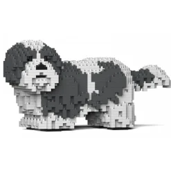 Jekca Games-- Shih Tzu 01S-M05 - Lego - Sculpture - Construction - 4D - Brick Animals - Toys - Avvenice