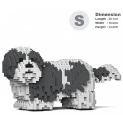 Jekca Games-- Shih Tzu 01S-M05 - Lego - Sculpture - Construction - 4D - Brick Animals - Toys - Avvenice
