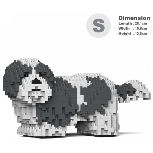 Jekca Games-- Shih Tzu 01S-M05 - Lego - Sculpture - Construction - 4D - Brick Animals - Toys - Avvenice