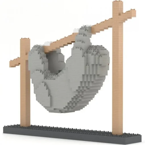 Jekca Games-- Sloth 01 - Big - Lego - Sculpture - Construction - 4D - Brick Animals - Toys - Avvenice