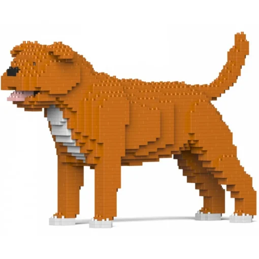 Jekca Games-- Staffordshire Bull Terrier 01-M01 - Big - Lego - Sculpture - Construction - 4D - Brick Animals - Toys - Avvenice