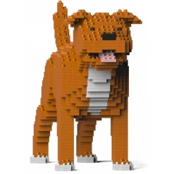 Jekca Games-- Staffordshire Bull Terrier 01-M01 - Big - Lego - Sculpture - Construction - 4D - Brick Animals - Toys - Avvenice