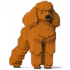Jekca Games-- Standard Poodle 01-S13 - Big - Lego - Sculpture - Construction - 4D - Brick Animals - Toys - Avvenice