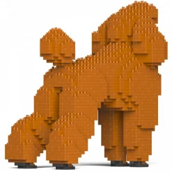 Jekca Games-- Standard Poodle 01-S13 - Big - Lego - Sculpture - Construction - 4D - Brick Animals - Toys - Avvenice