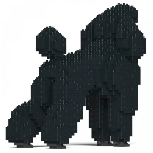 Jekca Games-- Standard Poodle 01S-M01 - Lego - Sculpture - Construction - 4D - Brick Animals - Toys - Avvenice