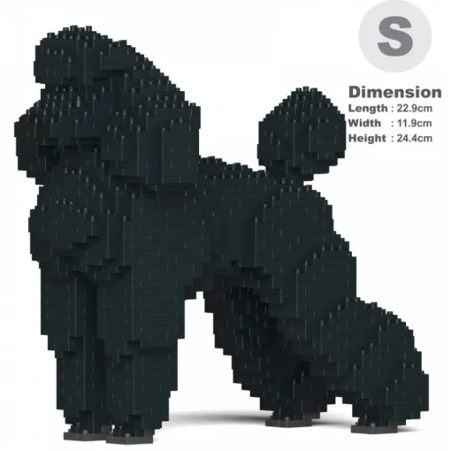 Jekca Games-- Standard Poodle 01S-M01 - Lego - Sculpture - Construction - 4D - Brick Animals - Toys - Avvenice