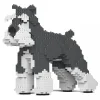 Jekca Games-- Standard Schnauzer 01S-M01 - Lego - Sculpture - Construction - 4D - Brick Animals - Toys - Avvenice