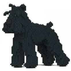 Jekca Games-- Standard Schnauzer 01S-M03 - Lego - Sculpture - Construction - 4D - Brick Animals - Toys - Avvenice