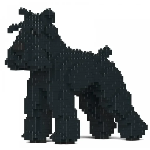 Jekca Games-- Standard Schnauzer 01S-M03 - Lego - Sculpture - Construction - 4D - Brick Animals - Toys - Avvenice