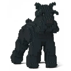 Jekca Games-- Standard Schnauzer 01S-M03 - Lego - Sculpture - Construction - 4D - Brick Animals - Toys - Avvenice