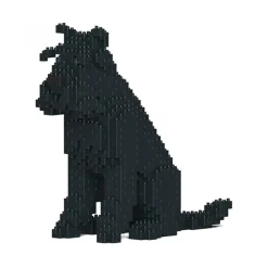 Jekca Games-- Standard Schnauzer 04S-M03 - Lego - Sculpture - Construction - 4D - Brick Animals - Toys - Avvenice
