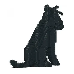 Jekca Games-- Standard Schnauzer 04S-M03 - Lego - Sculpture - Construction - 4D - Brick Animals - Toys - Avvenice