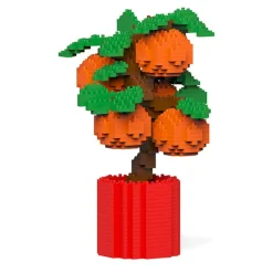 Jekca Games-- Tangerine 01S - Lego - Sculpture - Construction - 4D - Brick Animals - Toys - Avvenice