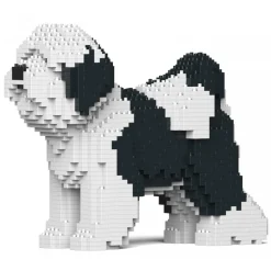 Jekca Games-- Tibetan Terrier 01S-M02 - Lego - Sculpture - Construction - 4D - Brick Animals - Toys - Avvenice