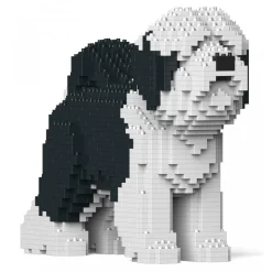 Jekca Games-- Tibetan Terrier 01S-M02 - Lego - Sculpture - Construction - 4D - Brick Animals - Toys - Avvenice