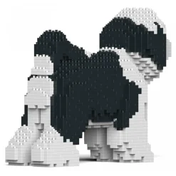 Jekca Games-- Tibetan Terrier 01S-M02 - Lego - Sculpture - Construction - 4D - Brick Animals - Toys - Avvenice