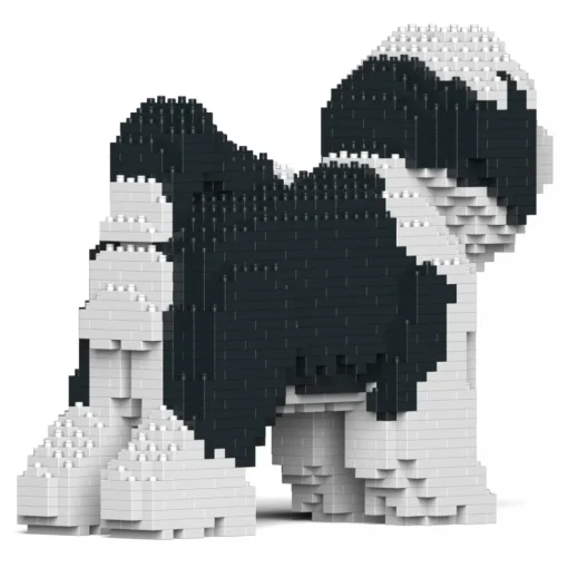 Jekca Games-- Tibetan Terrier 01S-M02 - Lego - Sculpture - Construction - 4D - Brick Animals - Toys - Avvenice