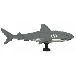 Jekca Games-- Tiger Shark 01 - Big - Lego - Sculpture - Construction - 4D - Brick Animals - Toys - Avvenice