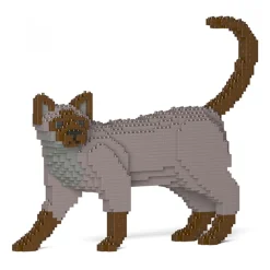Jekca Games-- Tonkinese Cat 02S-M01 - Lego - Sculpture - Construction - 4D - Brick Animals - Toys - Avvenice