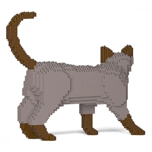 Jekca Games-- Tonkinese Cat 02S-M01 - Lego - Sculpture - Construction - 4D - Brick Animals - Toys - Avvenice